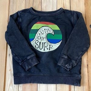 Gymboree ‘Save our Surf’ crewneck sweatshirt